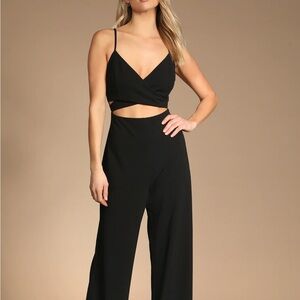 Brand New Lulus Black Jumpsuit
